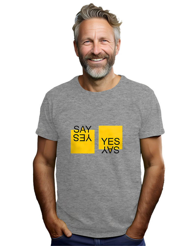 T-Shirt Αντρικό - Say Yes - Image 2