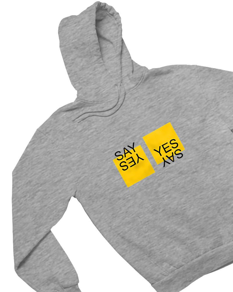 Φούτερ με κουκούλα Γυναικείο - Say Yes - Image 1