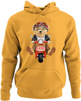 Φούτερ με κουκούλα - Scooter Bear - Color Thumbnail Κίτρινο Χρυσό