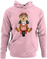 Φούτερ με κουκούλα - Scooter Bear - Color Thumbnail Pink