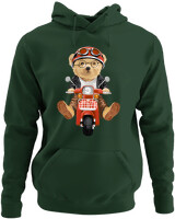 Φούτερ με κουκούλα - Scooter Bear - Color Thumbnail Κυπαρισσί