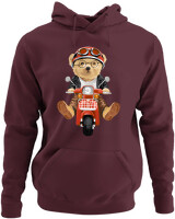 Φούτερ με κουκούλα - Scooter Bear - Color Thumbnail Marron