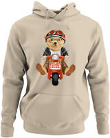 Φούτερ με κουκούλα - Scooter Bear - Color Thumbnail Μπέζ
