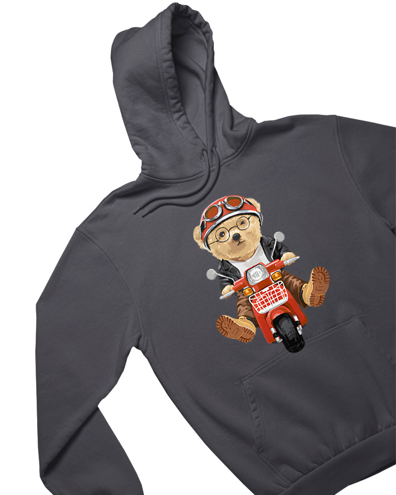 Φούτερ με κουκούλα - Scooter Bear - Image 1