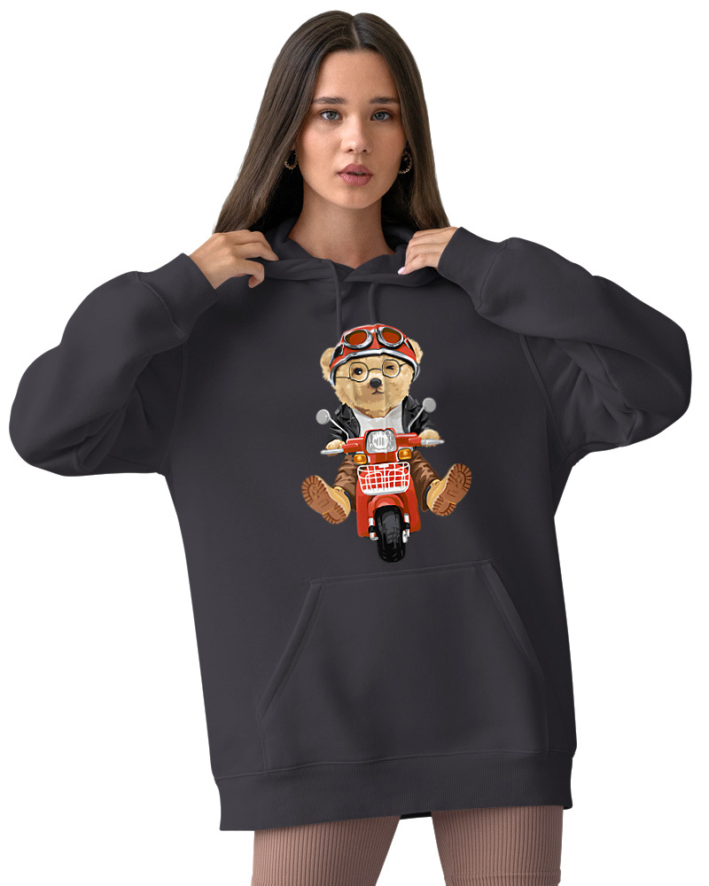 Φούτερ με κουκούλα - Scooter Bear - Image 2