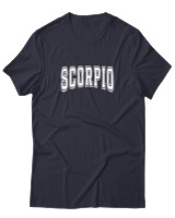 T-Shirt  Γυναικείο - Scorpio College Lettering - Color Thumbnail Σκούρο Μπλέ