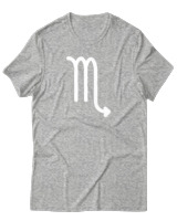 T-Shirt  Γυναικείο - Scorpio Just Lines - Color Thumbnail Γκρί Μελανζέ