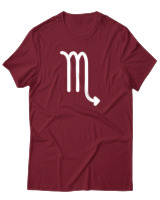 T-Shirt  Γυναικείο - Scorpio Just Lines - Color Thumbnail Σκούρο Κόκκινο
