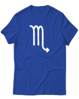 T-Shirt  Γυναικείο - Scorpio Just Lines - Color Thumbnail Μπλέ Ρουά