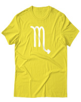 T-Shirt  Γυναικείο - Scorpio Just Lines - Color Thumbnail Κίτρινο