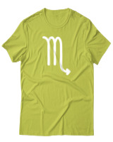 T-Shirt  Γυναικείο - Scorpio Just Lines - Color Thumbnail Λαχανί