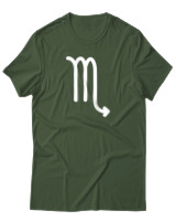 T-Shirt  Γυναικείο - Scorpio Just Lines - Color Thumbnail Κυπαρισσί
