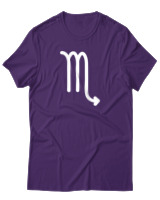 T-Shirt  Γυναικείο - Scorpio Just Lines - Color Thumbnail Μώβ