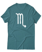 T-Shirt  Γυναικείο - Scorpio Just Lines - Color Thumbnail Μπλέ Πράσινο