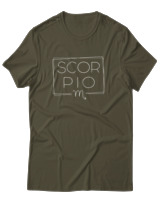 T-Shirt Αντρικό - Scorpio Square - Color Thumbnail Χακί