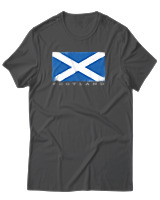 T-Shirt Αντρικό - Scotland Flag - Color Thumbnail Ανθρακί