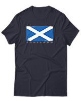 T-Shirt Αντρικό - Scotland Flag - Color Thumbnail Σκούρο Μπλε