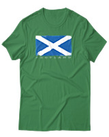 T-Shirt Αντρικό - Scotland Flag - Color Thumbnail Πράσινο
