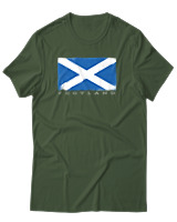T-Shirt Αντρικό - Scotland Flag - Color Thumbnail Κυπαρισσί