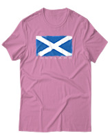 T-Shirt Αντρικό - Scotland Flag - Color Thumbnail Ροζ