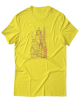 T-Shirt Αντρικό - Scotland Glasgow - Color Thumbnail Κίτρινο