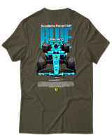 T-Shirt Αντρικό - Scuderia Ferrari HP - Color Thumbnail Χακί