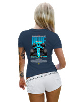 T-Shirt Στενή Γραμμή Γυναικείο - Scuderia Ferrari HP - Color Thumbnail Σκούρο Μπλε