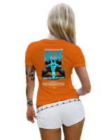 T-Shirt Στενή Γραμμή Γυναικείο - Scuderia Ferrari HP - Color Thumbnail Πορτοκαλί