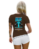 T-Shirt Στενή Γραμμή Γυναικείο - Scuderia Ferrari HP - Color Thumbnail Καφέ