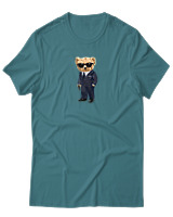 T-Shirt Αντρικό - Secret Agent 007 - Color Thumbnail Μπλε Πράσινο