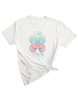 T-Shirt Woman Fashion Γυναικείο - Select Happiness - Color Thumbnail WHITE