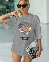 T-Shirt Classic - Self Respect - Color Thumbnail GREY MELANZE