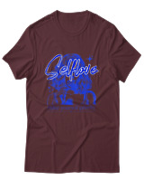 T-Shirt  Γυναικείο - Selflove - Color Thumbnail Μπορντό