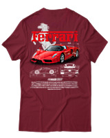 T-Shirt Αντρικό - SF Enzo - Color Thumbnail Σκούρο Κόκκινο
