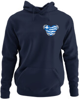 Φούτερ με κουκούλα - Shaky Greek Heart - Color Thumbnail Navy Blue