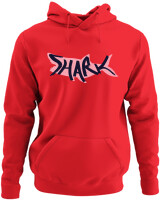 Φούτερ με κουκούλα - Shark - Color Thumbnail Κόκκινο