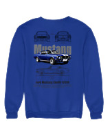 Φούτερ χωρίς κουκούλα Γυναικείο - Shelby GT350 1st Generation - Color Thumbnail Μπλε Ρουά
