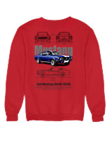 Φούτερ χωρίς κουκούλα Γυναικείο - Shelby GT350 1st Generation - Color Thumbnail Κόκκινο