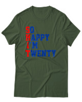 T-Shirt Αντρικό - Shit 20 - Color Thumbnail Κυπαρισσί