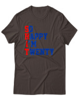 T-Shirt Αντρικό - Shit 20 - Color Thumbnail Καφέ