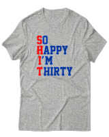 T-Shirt Αντρικό - Shit 30 - Color Thumbnail Γκρι Μελανζέ