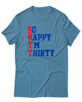T-Shirt Αντρικό - Shit 30 - Color Thumbnail Τιρκουάζ