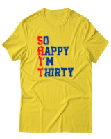 T-Shirt Αντρικό - Shit 30 - Color Thumbnail Χρυσό Κίτρινο