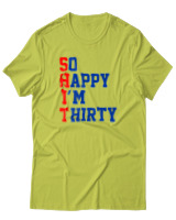T-Shirt Αντρικό - Shit 30 - Color Thumbnail Λαχανί