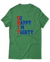 T-Shirt Αντρικό - Shit 30 - Color Thumbnail Πράσινο