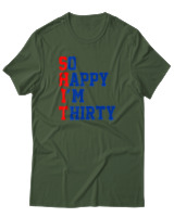 T-Shirt Αντρικό - Shit 30 - Color Thumbnail Κυπαρισσί