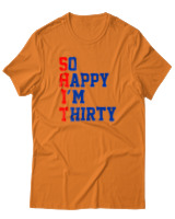 T-Shirt Αντρικό - Shit 30 - Color Thumbnail Πορτοκαλί