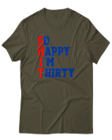 T-Shirt Αντρικό - Shit 30 - Color Thumbnail Χακί