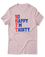 T-Shirt Αντρικό - Shit 30 - Color Thumbnail Απαλό Ροζ