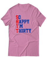 T-Shirt Αντρικό - Shit 30 - Color Thumbnail Ροζ